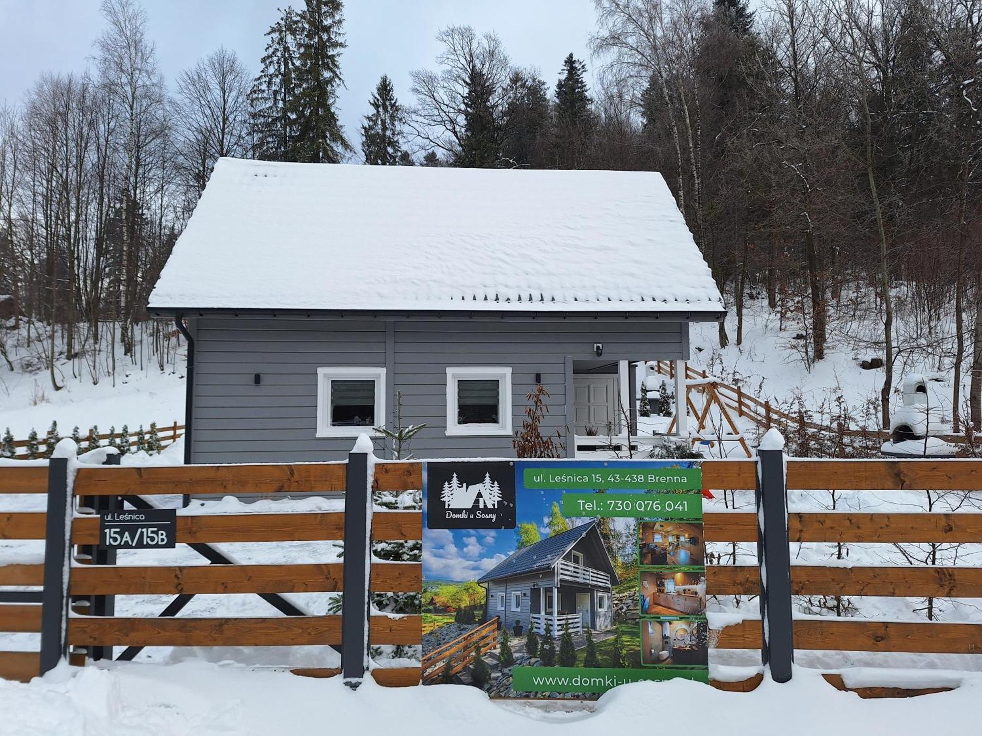 Domki U Sosny - Nowoczesne Domki Na Wylacznosc, Spokojna Okolica Blisko Lasu I Szlaku, 1,2 Km Od Centrum Brennej Brenna Luaran gambar